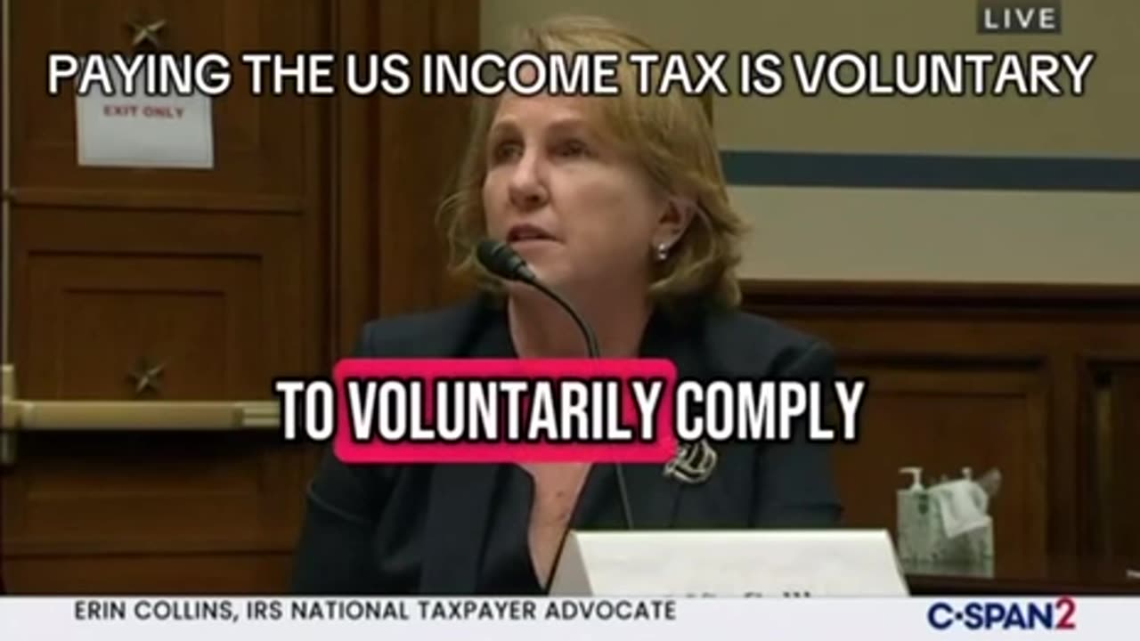 Paying Income Tax Is Voluntary