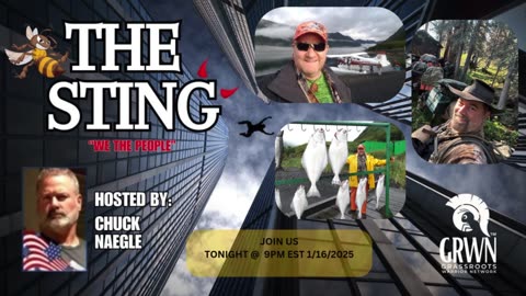 The Sting Podcast 1/16/25 With Chuck Naegle and BrucetheMoose @ 9pm EST