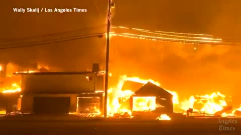 The Palisades fire has jumped the Pacific Coast Highway and hit Malibu.