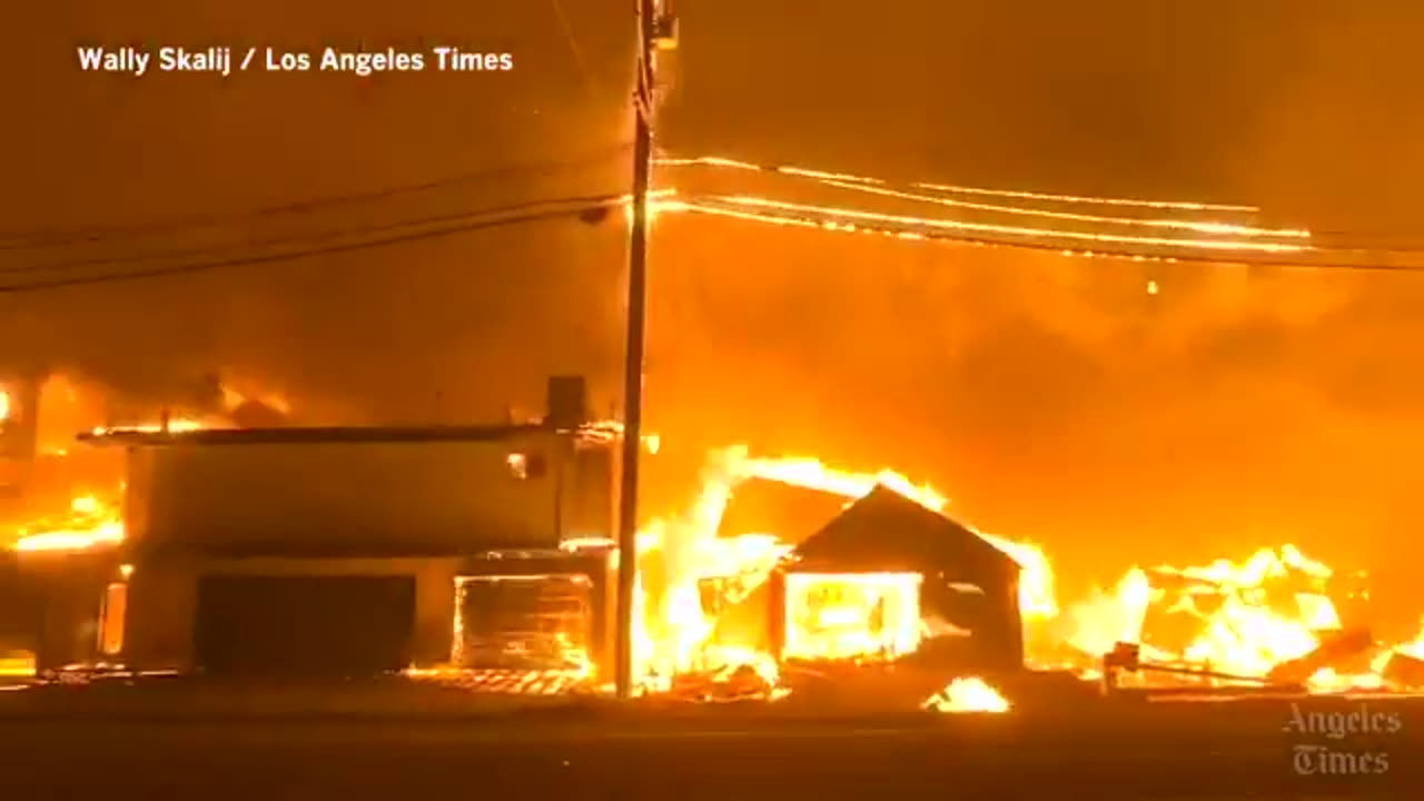 The Palisades fire has jumped the Pacific Coast Highway and hit Malibu.