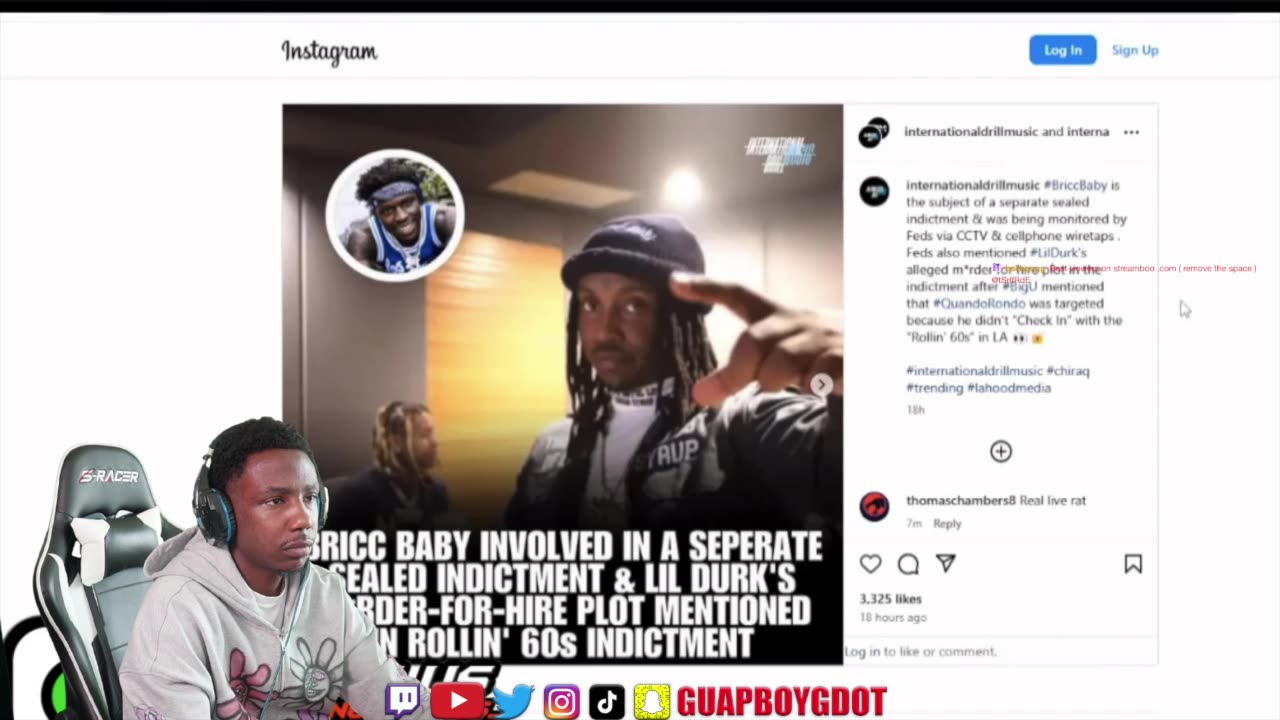 FEDS CONNECTING BRIC BABY TO LIL DURK MURDER CASE