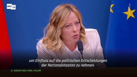 Giorgia Meloni zur Frage, ob Musk eine Gefahr für die Demokratie ist