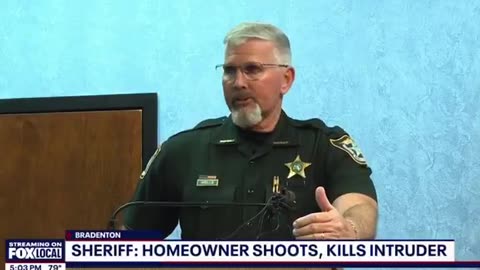 A Florida homeowner shot two illegals , killing one, during an attempted robbery at his residence