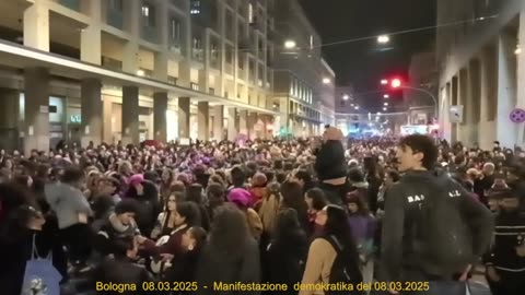 Bologna 08.03.2025 - Corteo - Manifestazione demokratika del 08.03.2025