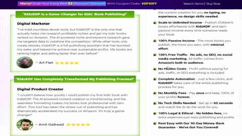 KidzKDP App Review: AI Assistant for Kids Book Publishing
