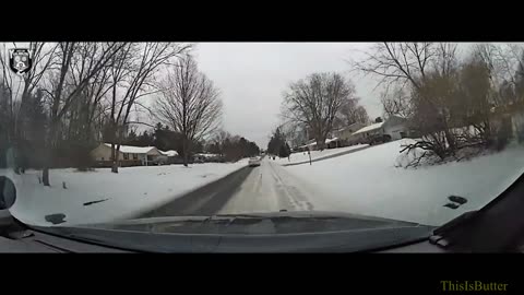 Dashcam shows 14-year-old boy leading Kalamazoo police on chase in stolen car