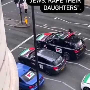 In LONDON saying F the JEWS