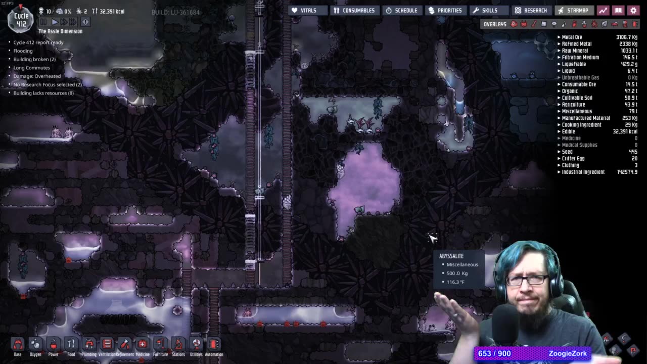 020 Live 2019-10 Oxygen Not Included colony rescue