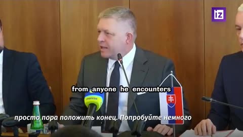 Slovak prime minister Robert Fico calls Zelensky a beggar and a blackmailer