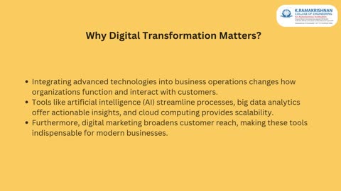 Digital Transformation in Business with MBA Programs at KRCE