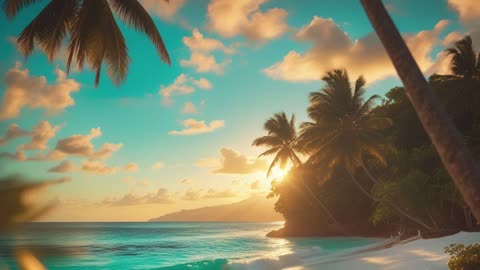 Relaxing Tropical Beach 1 Hour Music.