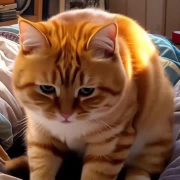 Orange Cat At It Again