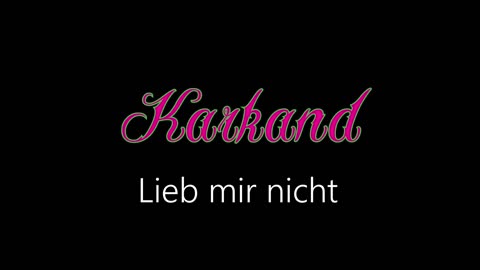 Karkand ¦ Lieb mir nicht (offizielles audio)