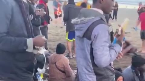 Africans given new phones as they reach Spain