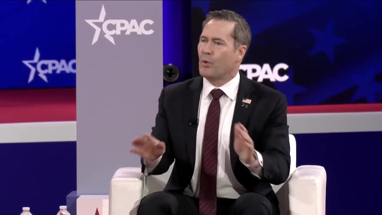 MIKE WALTZ AT CPAC FEB 21