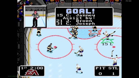 NHL '94 Classic SNES-B Fall 2024 G32 - Len the Lengend (PIT) at therexershow (STL)