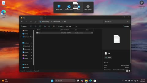 Windows 11 com nova partilha de ficheiros