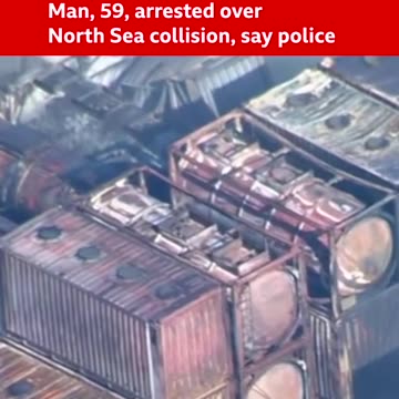 Man, 59, Arrested Over North Sea Collision , Says Police 💥 😮