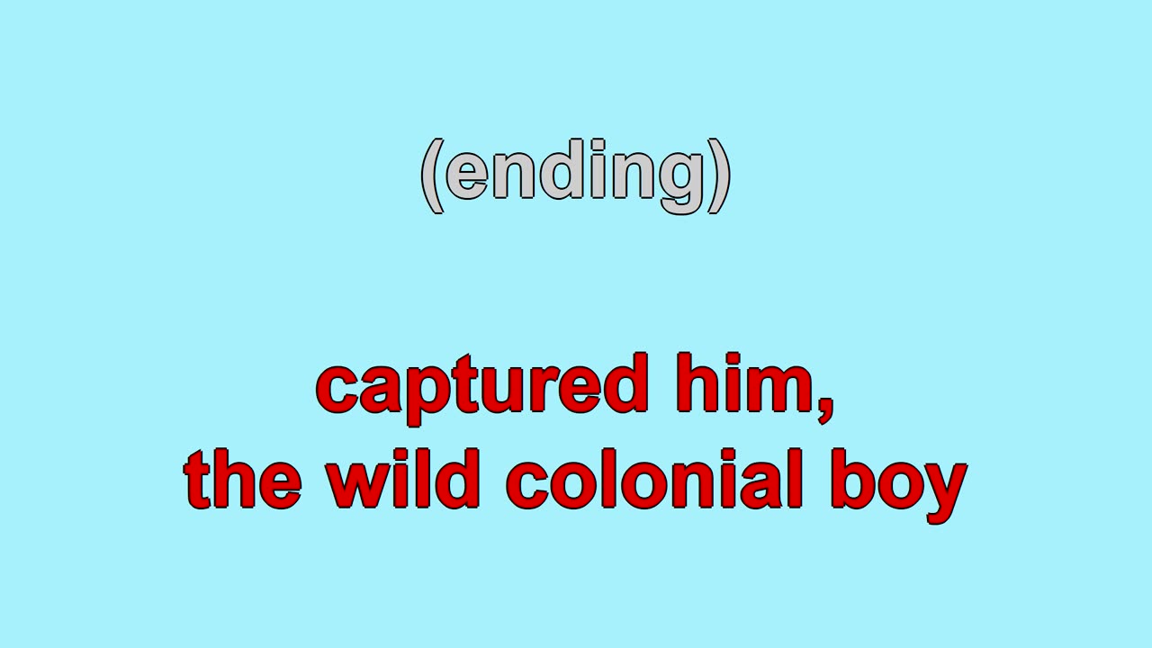 Wild Colonial Boy (1853)