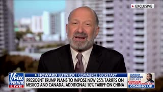 Commerce Secretary Howard Lutnick on the March 4th tariffs