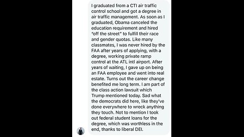 lib democrat cult DEI Activist BUSTED Helping NON WHITE Air Traffic Control Candidates CHEAT ON TEST