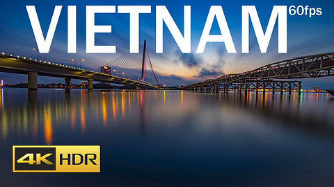 VIETNAM BEAUTIFUL PLACES HDR 60fps DRONE VIDEO WITH RELAXATION MUSIC