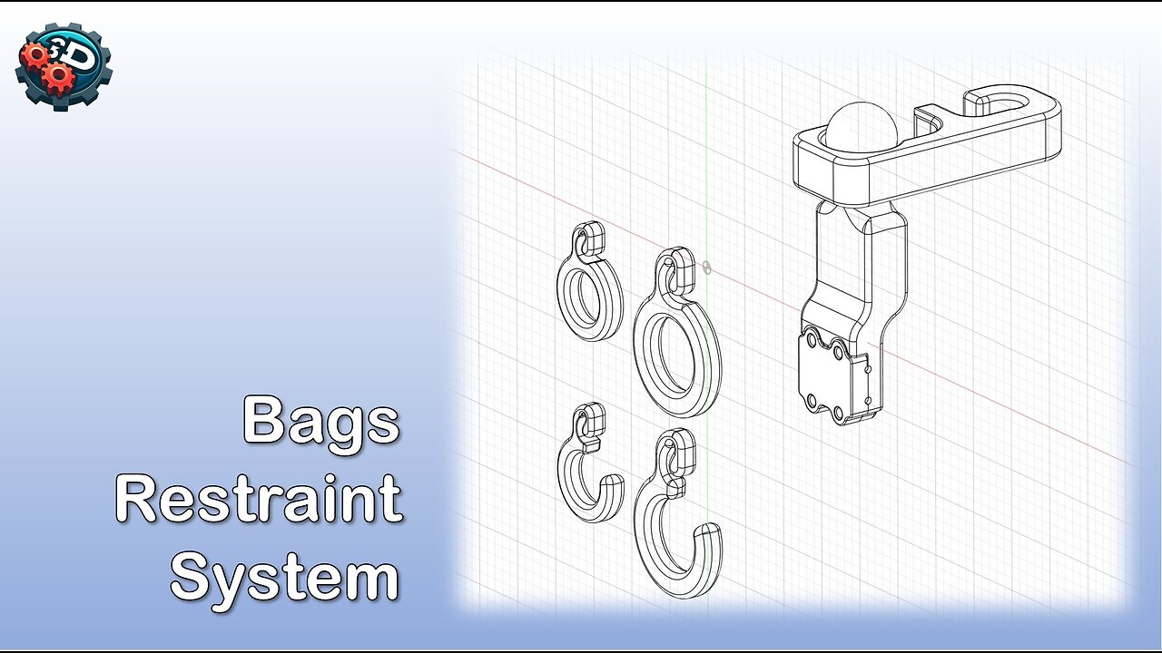 DIY 3D Printed Car Luggage Restraint: No More Rolling Groceries!