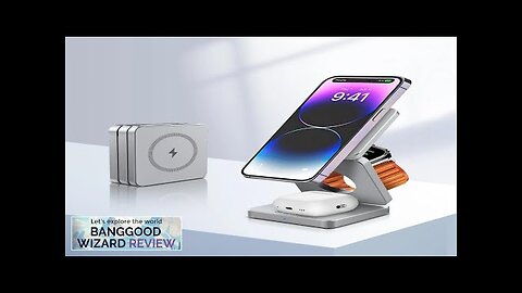 BlitzWolf BW-iw30 3-in-1 Foldable Magnetic 15W Wireless Charger Fast Charging Sation Review