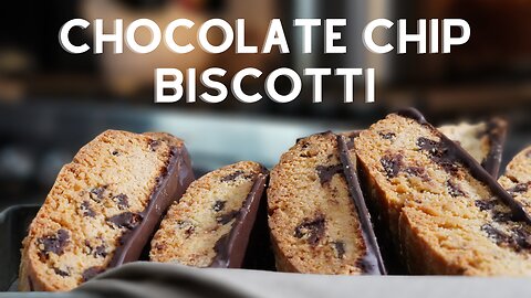 CHOCOLATE CHIP BISCOTTI RECIPE * Perfect for any coffee!