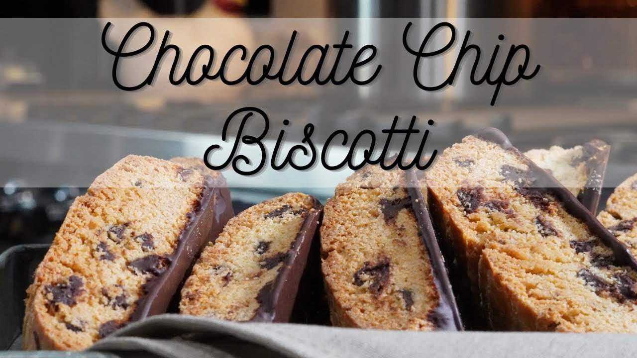 CHOCOLATE CHIP BISCOTTI RECIPE * Perfect for any coffee!