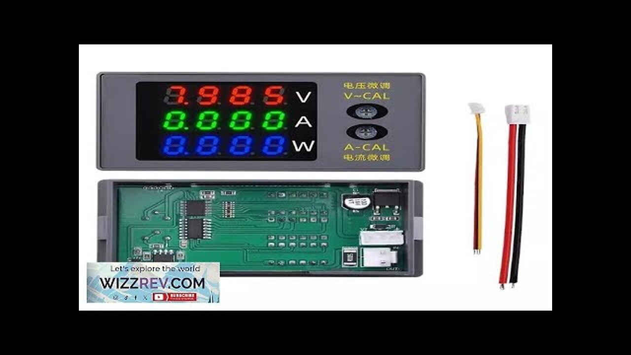 DC730 Digital Voltmeter Ammeter Wattmeter Voltage Current Energy Meter DC 0~100V 10A Review