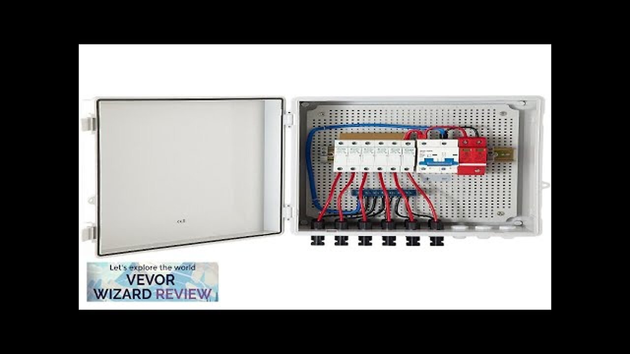 VEVOR PV Combiner Box 6 String Solar Combiner Box with 15A Rated Review