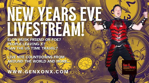 New Years Eve Livestream starting @ 10 EST. Let's Ring in 2025 Together!