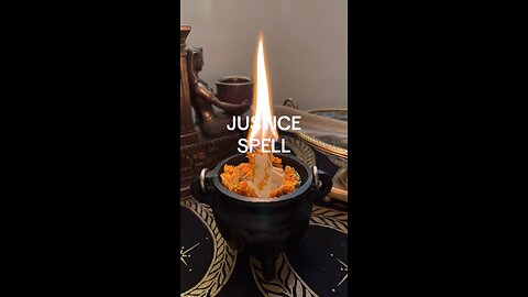 A spell to get justice if you’ve been wronged 🕯️