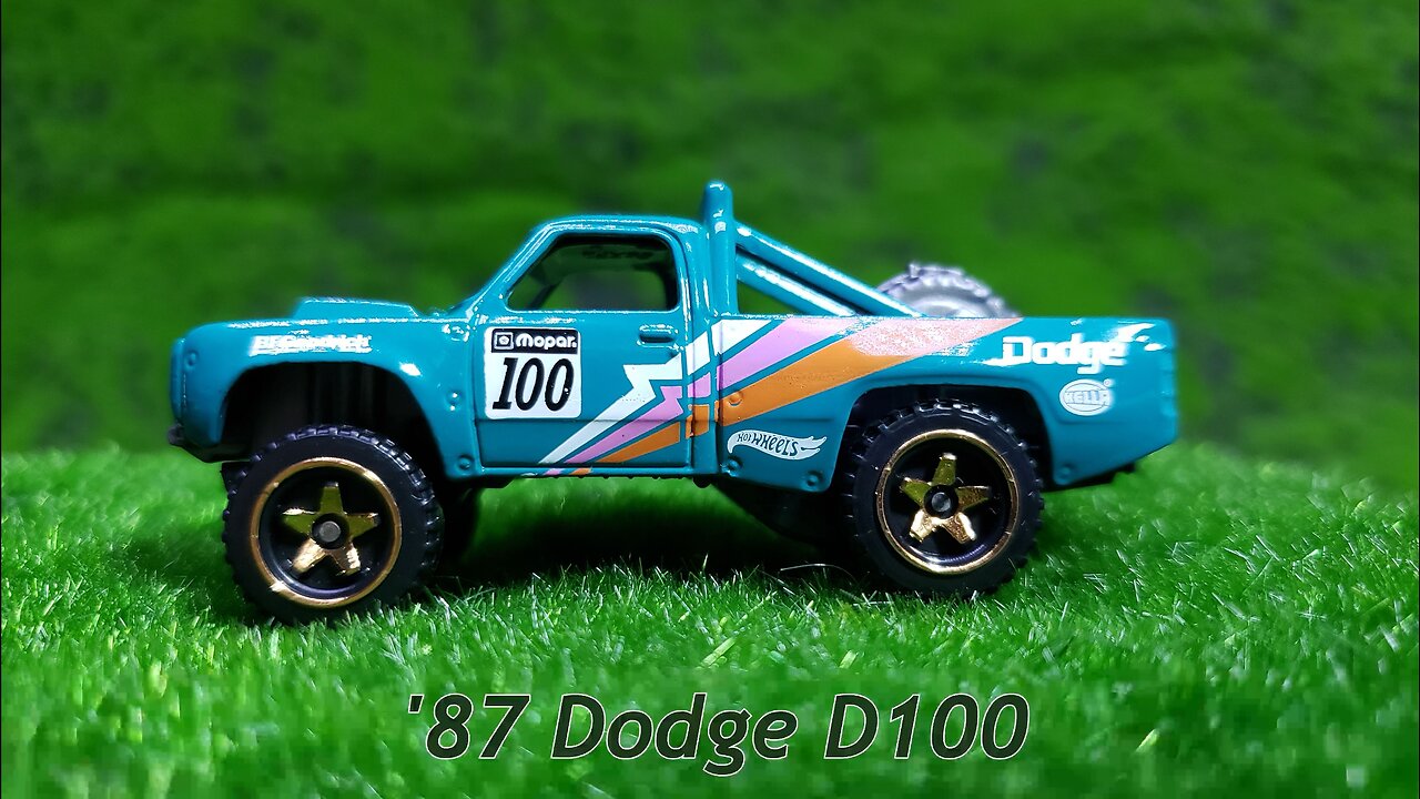 Hot Wheels FJV65: 1987 Dodge D100 – Vintage Muscle in Miniature