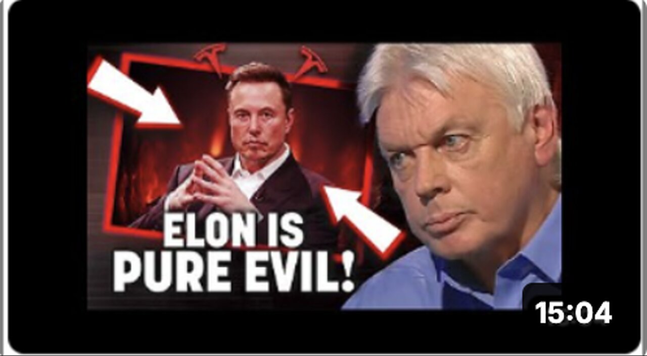 "Elon Musk is a CON MAN” David Icke Exposes BILLIONAIRE Musk