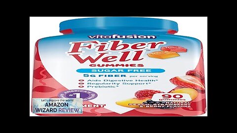 Vitafusion Fiber Well Sugar Free Fiber Supplement Peach Strawberry And Blackberry Flavored Review