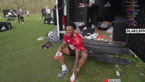 ISHOWSPEED irl Sidemen Charity Match Training ⚽️ ft. Youtube All Stars