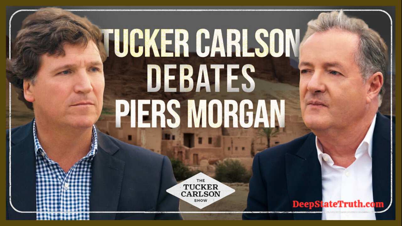 🎙️ Tucker Carlson & MAJOR Dumbass Piers Morgan Debate Foreign Aid, Hate Speech, NATO, Gun Control, & Zelensky