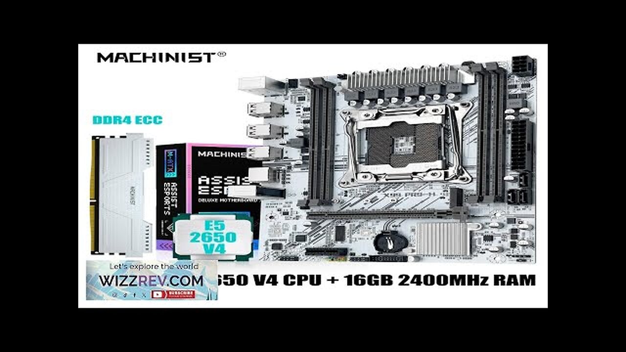 MACHINIST X99 Set kit Motherboard Combo LGA 2011-3 16GB DDR4 ECC Memory Review