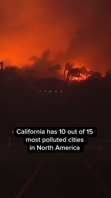 Six out of the world's 10 most polluted cities are in India, while California has the worst air poll