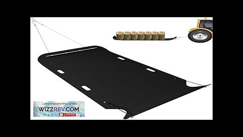 48" x 90" Heavy Duty Yard Sled 1/8 Inch Thickened HDPE Yard Review