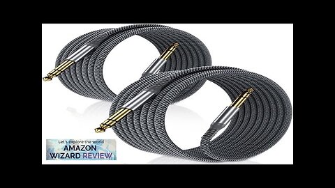 Elebase 1/4 Inch TRS Instrument Cable 10ft 2-PackStraight 6.35mm Male Jack Stereo Review