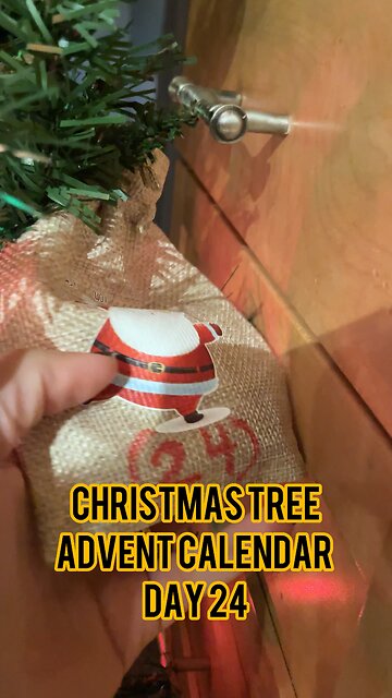 Advent Calendar Christmas Tree Day 24