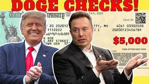 It appears both President Trump & Elon are on board to sending us a $5000 DOGE Dividend