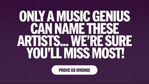 Music Quiz For Music Geniuses