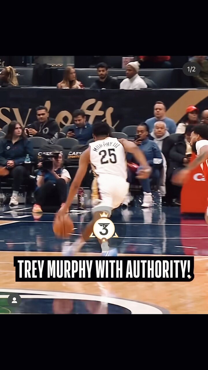 Tray Murphy reaches way back , for the slam