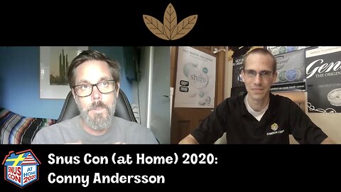 Snus Con 2020 (Snus Con@Home): Conny Andersson