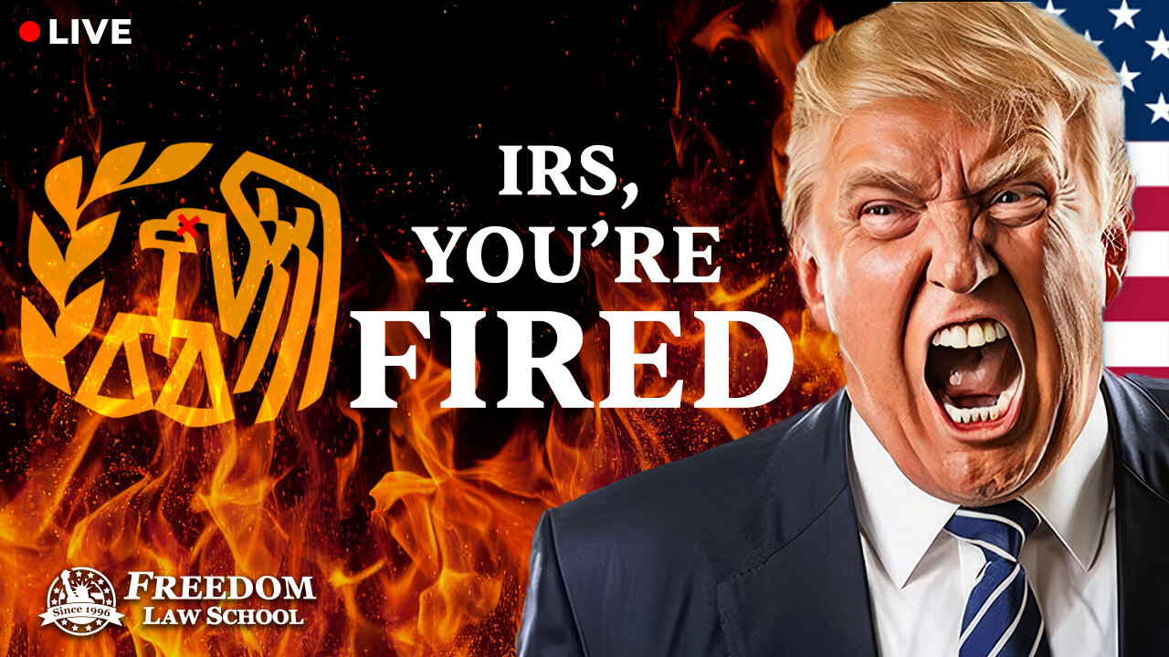 Great News: Trump is Firing 7000 IRS Employees, time for us to stop funding the D.C. Swamp