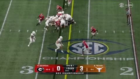 Texas Offense vs Georgia Defense SEC Championship (2024)